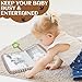 Baby's My First Family Album Soft Photo Cloth Book Forest Brown Bear My First Book of Photos Baby Memory Album Gift Holds 4x6 Pictures for Babies Newborn Toddler & Kids Baby Shower