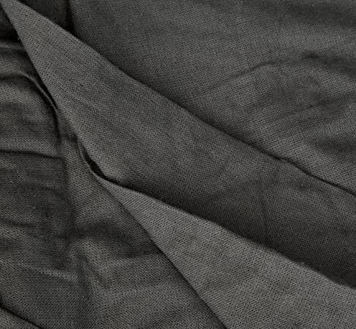 Soleil d 'Ocre Panama Clic Clac Sofa Bed Cover, Cotton 200 x 140 cm, grey, 190 x 204