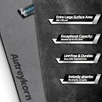 Toalla Secado Coche XXL 90×60 cm 700GSM Microfibra Ultra Absorbente, Secado Rápido Sin Rayas Coches, Motos, Barcos y Detallado de Vehículos