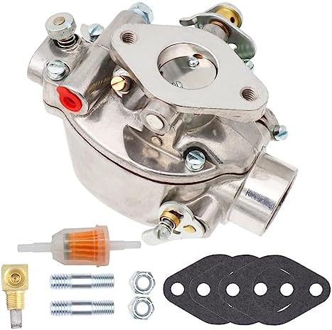 VergasRetor Carburetor 352376R92 Compatible with IH-Farmall Tractor A AV B BN C Super A Super C with gaskets Replaces 354184R93M 355485R91 373957R91 52499DB 69401D Marvel Schebler TSX156 TSX157 TSX319