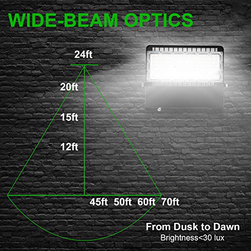 Ledmo Led Flood Lights For Stadiums And Outdoor Sports - High-Intensity Commercial Area Field Lighting With Energy Efficiency And Weather Resistance - 240W 31200Lm Dusk To Dawn Photocell 5000K (3Pack) #TOP6