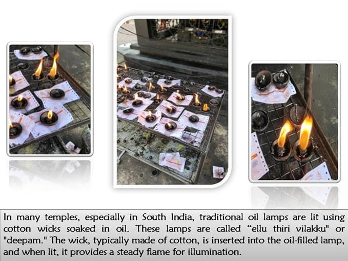 Image of Sesame Wicks | Ellu Thiri | Yellu Bathi | Black Till Wicks | Saneeswara Deepam /Pooja | Used Best Sesame Seeds & Cloth | A++ Grade, 90 Wicks (90 Wicks x 5 Pcs (450 Wicks))