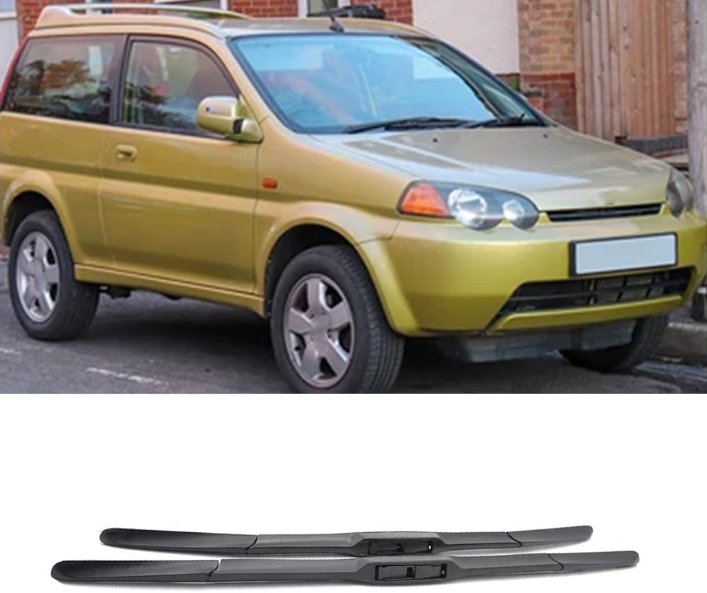 RESKIU Car Front Windshield Wiper Blade Set Replacement for HRV MK1 1996-2006, All Season Windscreen Wipers Quiet Easy Installation