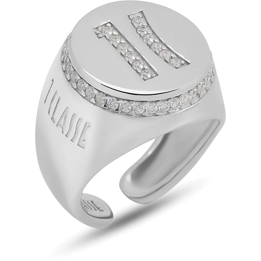 Bague femme de première classe de la collection fifth avenue Bijou fabriqué en argent de couleur argentée.Type de bague : avec zirconiumTaille bijou : 17 mm La...