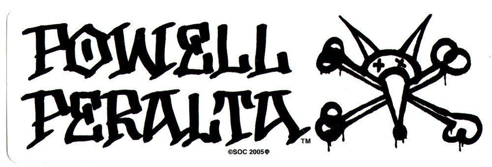 Powell Peralta Old School Vato Rat Skateboard Sticker - 18cm wide approx. old school skateboarding