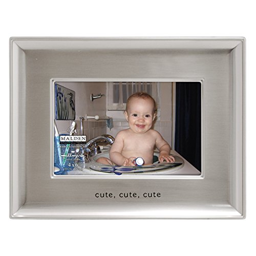 hm Hallmark Collectible Photo Frame (Baby, Cute, Cute, Cute. Metal 4x6)