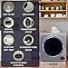 Equator Premium Stackable 15 Lbs Washer 1.62cf 110V+Vented Digi Dryer 3.5cf 110V (Silver)