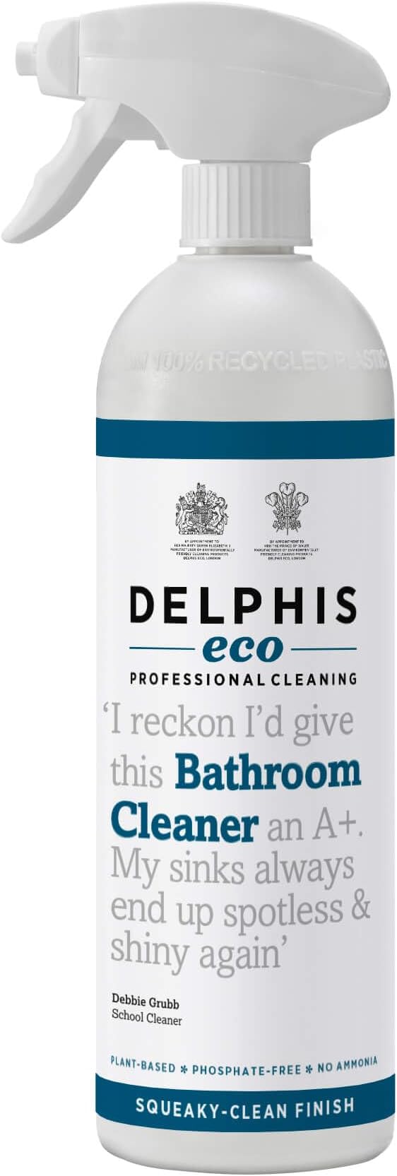 Delphis Eco Bathroom Cleaner 700ml Spray | Eco Friendly | Biodegradable & Natural