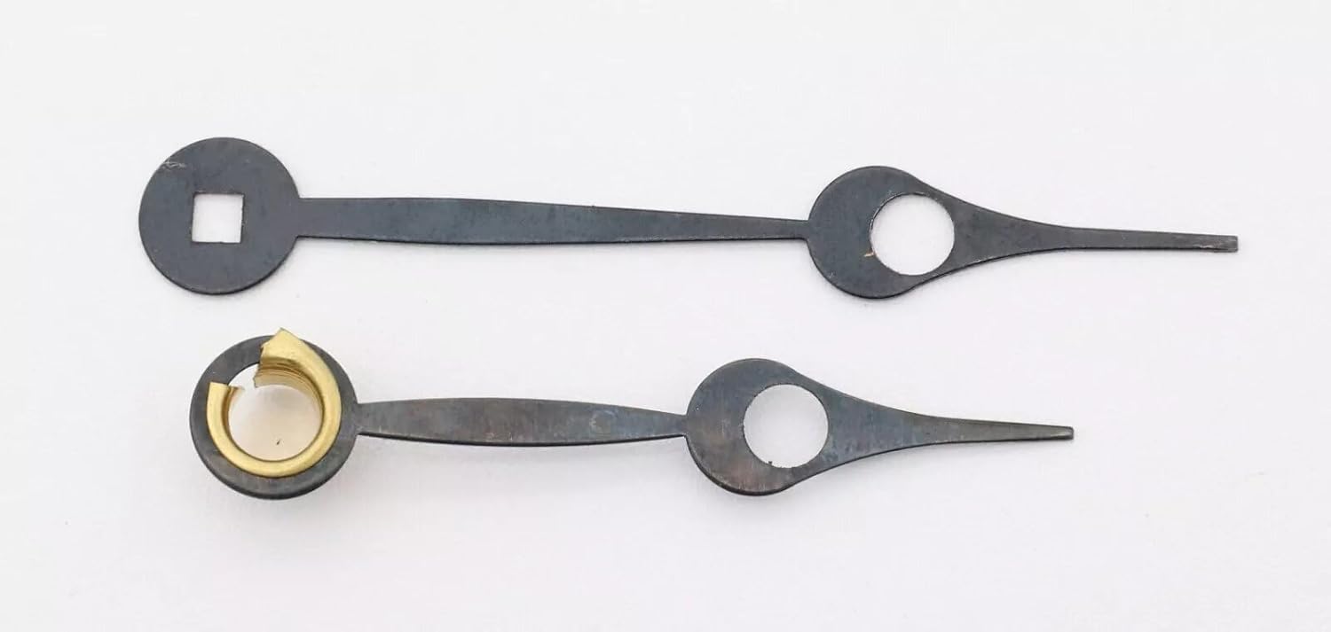 Antique Mantel Shelf Clock Hands for 5" Dial NEW Square Hole