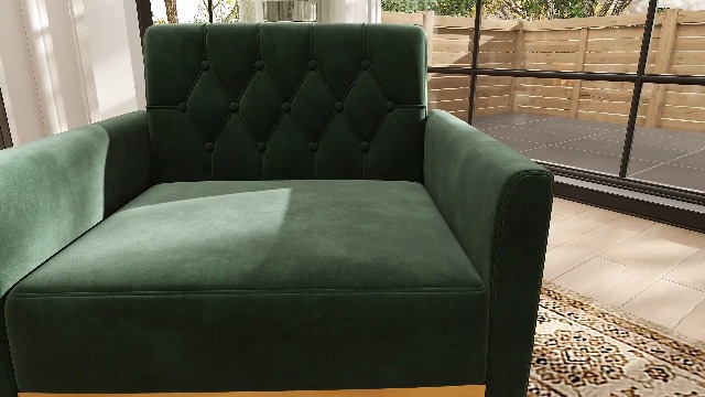 Amazon.com: Giantex Modern Velvet Accent Chair Set of 2, Mid