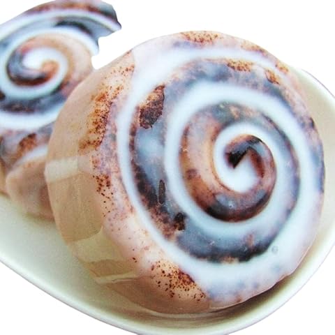 Sunbasil Soap Giant Cinnamon Bun Handmade Soap that looks like food Cover