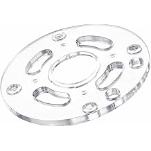 1 PC Clear Round Sub Base Replaces DNP613 Compatible with DWP611,DCW600B Compact Routers,Durable Router Base Plate Replacement