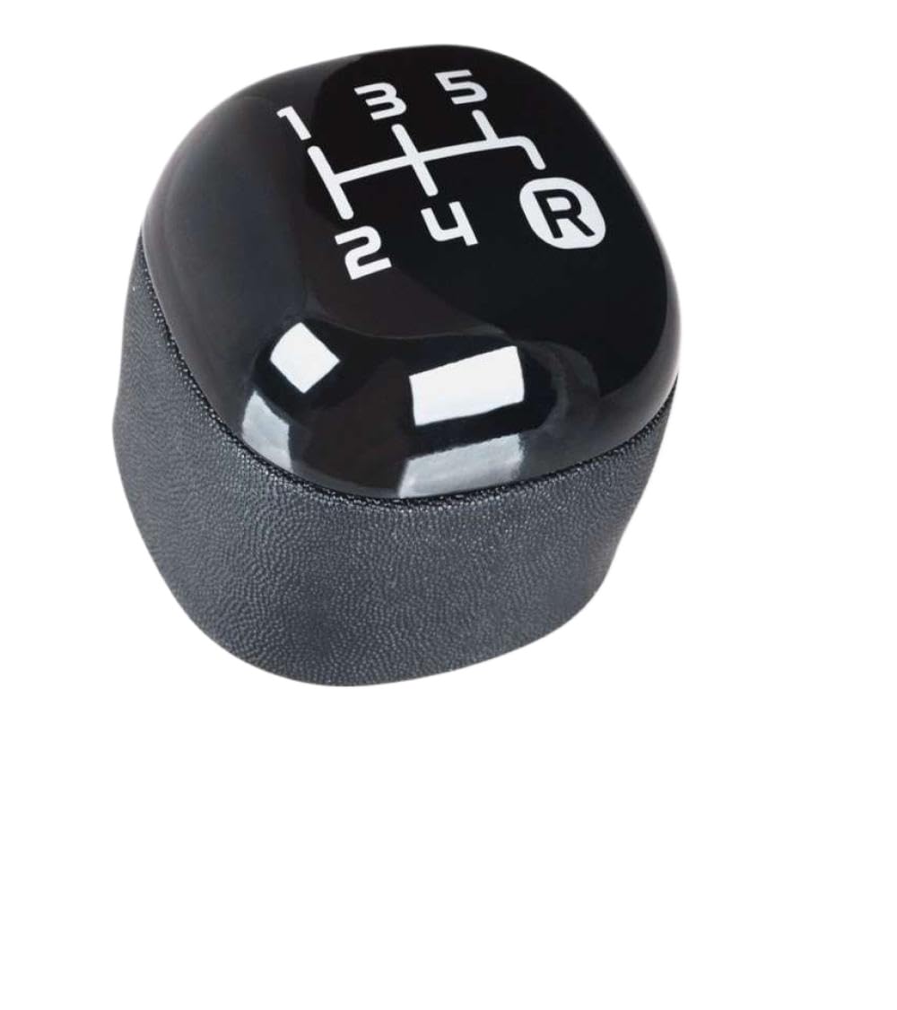 Zvzpcgtvk Onecolor Manual 5-Speed Leather Shift Knob Compatible With Panda 2012-2020 - Replacement For Part Numbers 46315999 And 48Yt7180