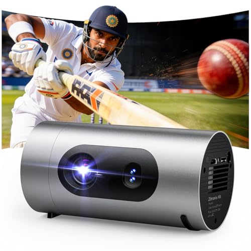 Image of zitronix Smart Projector for Room Built in Android 13 0.6: 1 Short Throw Projector for Home Cinema Keystone Correction with HDMI /WiFi /USB 65W Type-c Power Port & PD30W Power Bank Permit Metal Shell