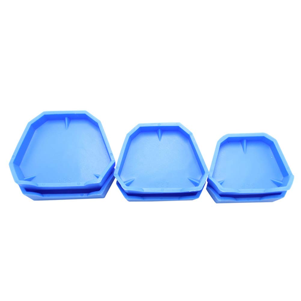 HEALIFTY Modelo de laboratorio dental base de silicona yeso 6 unidades