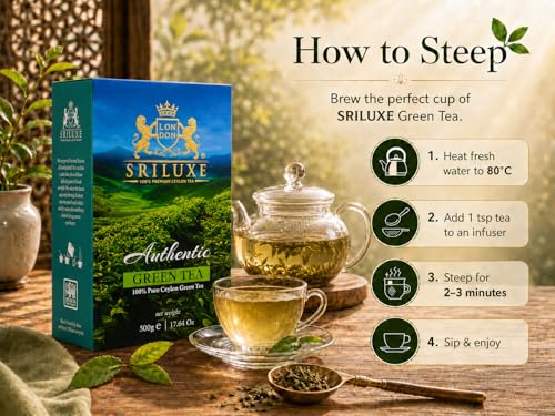 Té verde suelto Ceylon 500g miniatura 7