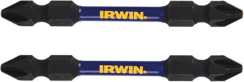 Miniatura 6 de IRWIN Tools IMPACT Performance Series - Broca de potencia para destornillador de doble extremo, Phillips, 2 38 pulgadas de longitud, juego de 5