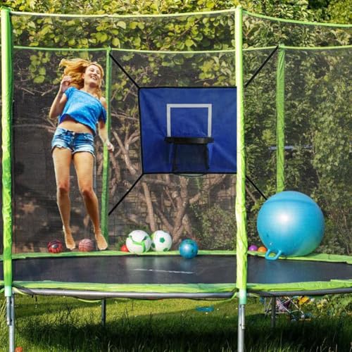 Aro de baloncesto para trampolín infantil de interior y jardín 5