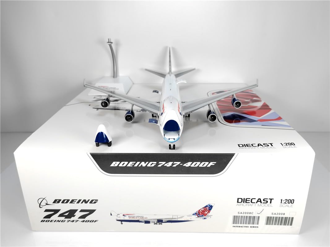 Amazon | JC Wings 1:200 SA2008C British Airways Boeing 747-400F