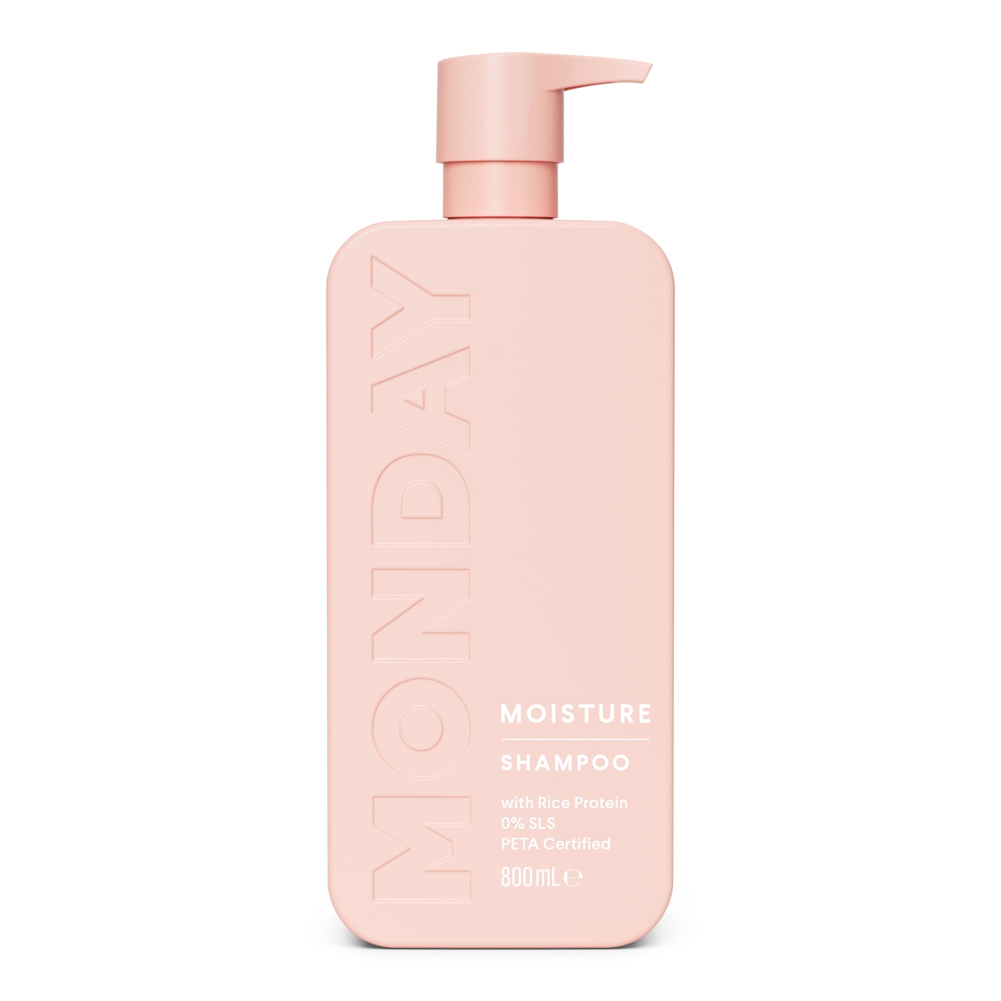 Haircare Moisture Shampoo 800ml | Cruelty-Free, SLS & Paraben Free | Dermatologically Tested | For Dry, Coarse and Coily hair, With Coconut Oil to Hydrate