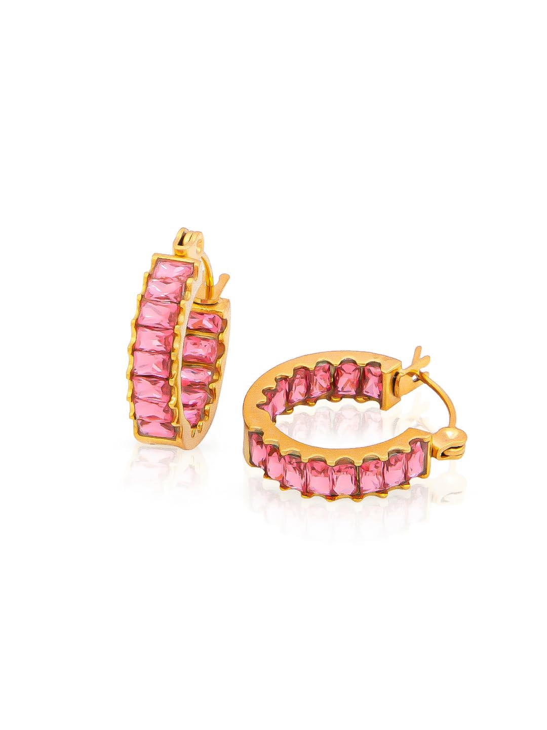 See full amazon price history chart for Perfectly Average Pink Pave Hoops||18k Gold Plated with Pink Cubic Zirconia Stone |Trendy & Stylish Jewellery For Woman | Women & Girls Fashion |Gifts For Girls|Perfect for Office & Casual Wear Perfectly Average Pink Pave Hoops||18k Gold Plated with Pink Cubic Zirconia Stone |Trendy & Stylish Jewellery For Woman | Women & Girls Fashion |Gifts For Girls|Perfect for Office & Casual Wear (B0CVGP1K8S) Amazon Price History, Amazon Price Tracker