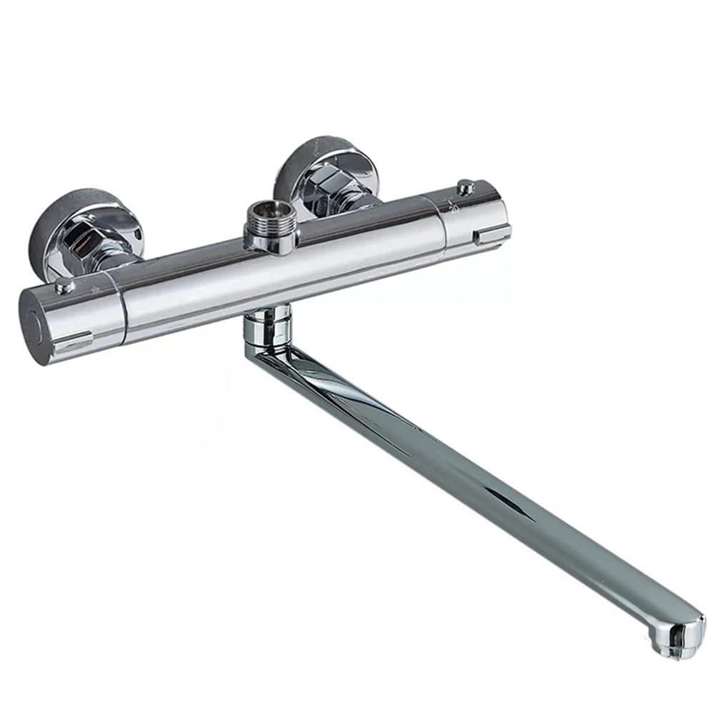 Jnchdghwa As Shown Thermostatic Mixing Valve Shower Faucet Bathroom Combination Faucet Bathtub Faucet With Handle Water Mixer