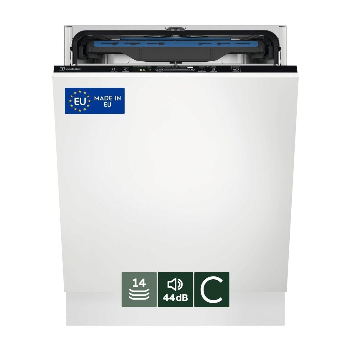 Electrolux 600, lavastoviglie da incasso totale LSV48400L, 14 coperti, SatelliteClean, vassoio portaposate MaxiFlex, 60 cm[Classe di efficienza energetica C]