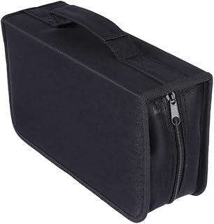ORFOFE 128 Pieces Car Stand Heavy Duty Zipper L Brackets Heavy Duty Dvd Carrying Case CD Storage Case Purse Stand Dvd Bag Dvd Cloth Bag Handheld CD Bag Zipper Dvd Car Dvd Finisher Dvd CD