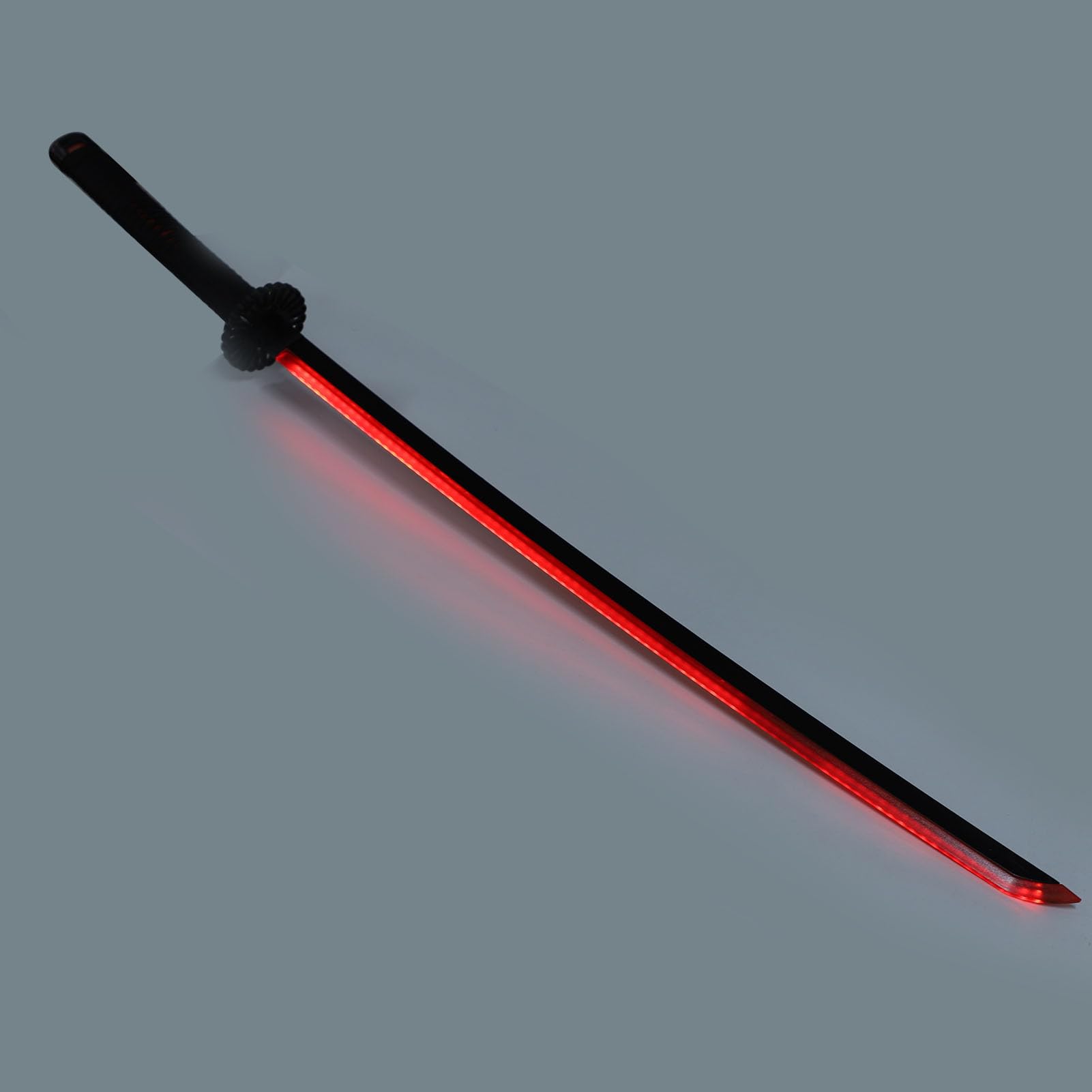 Spada Cosplay Anime Brillante Legno di Pino ABS Sicuro Spada Luminosa per Bambini Display Festa