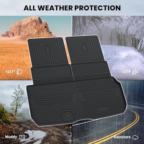Image of LASFIT Cargo Mat & Backrest Mat (3 Pieces) for Mercedes Benz GLS 2020-2026