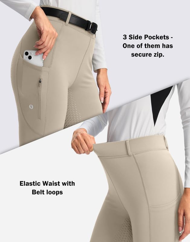 Leyla Grip Women's Full Seat Riding Tights DB/AB 32