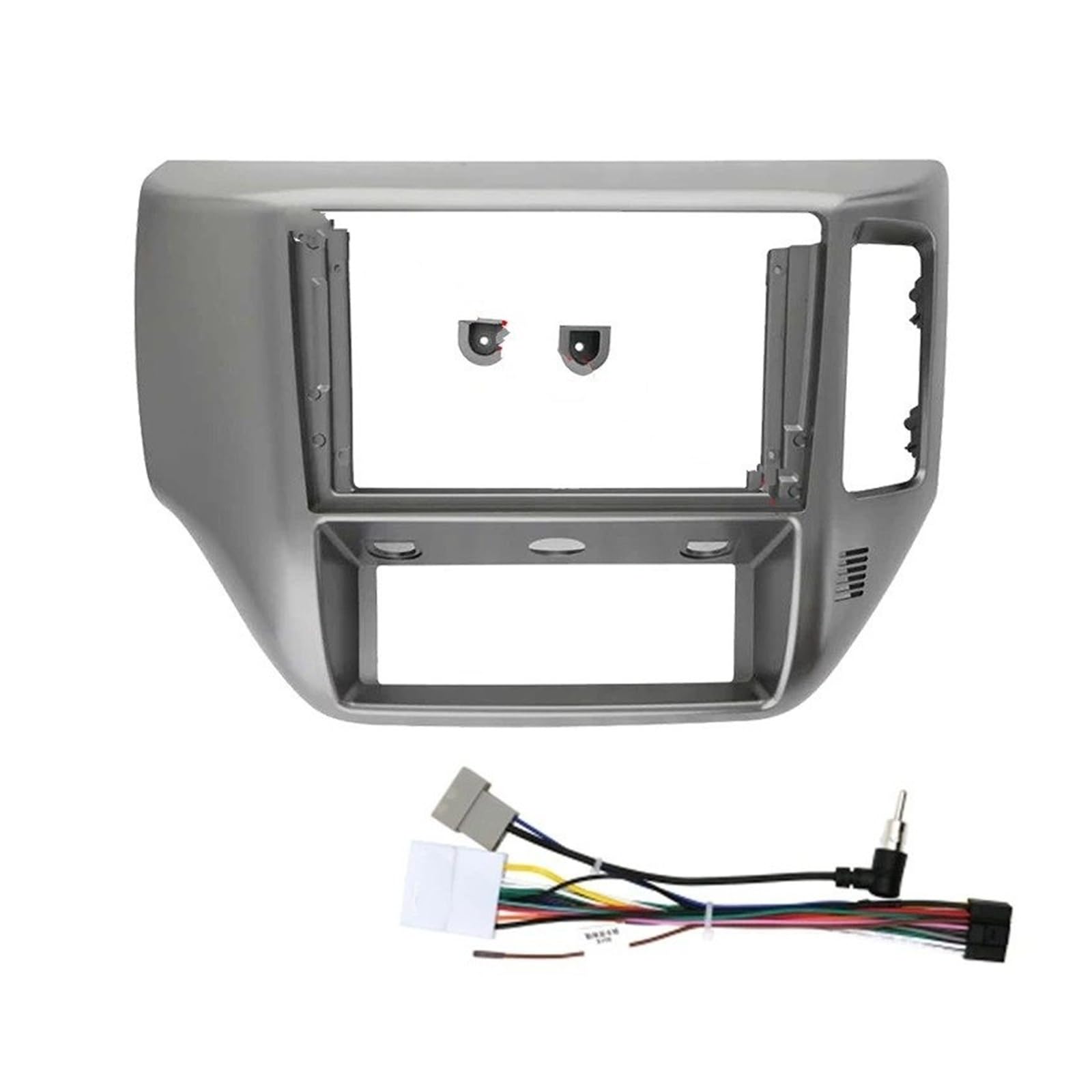 Mascherina Autoradio Cornice Stereo Auto 9 Pollici Telaio Fascia Adattatore Android GPS Lettore Stereo Radio Dash Kit Pannello per Nissan per Patrol 2004-2011 2012