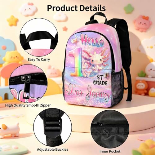 Image of Custom Kid Backpack for Girls Toddler Backpacks Set Back to School Bookbag