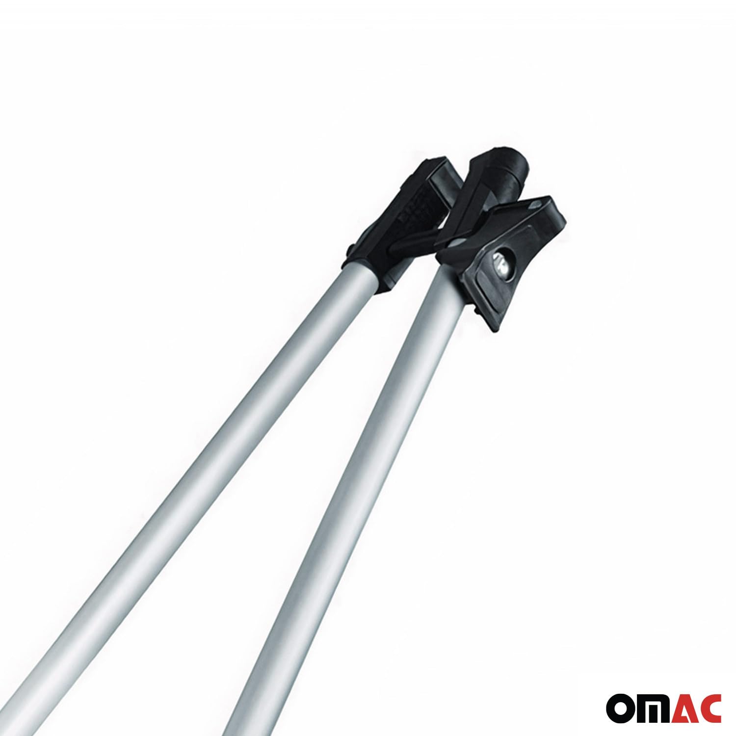 Bagażnik Rowerowy Dachfahrradträger bis 17kg Aluminium Srebrny Uchwyt Rowerowy 2tlg