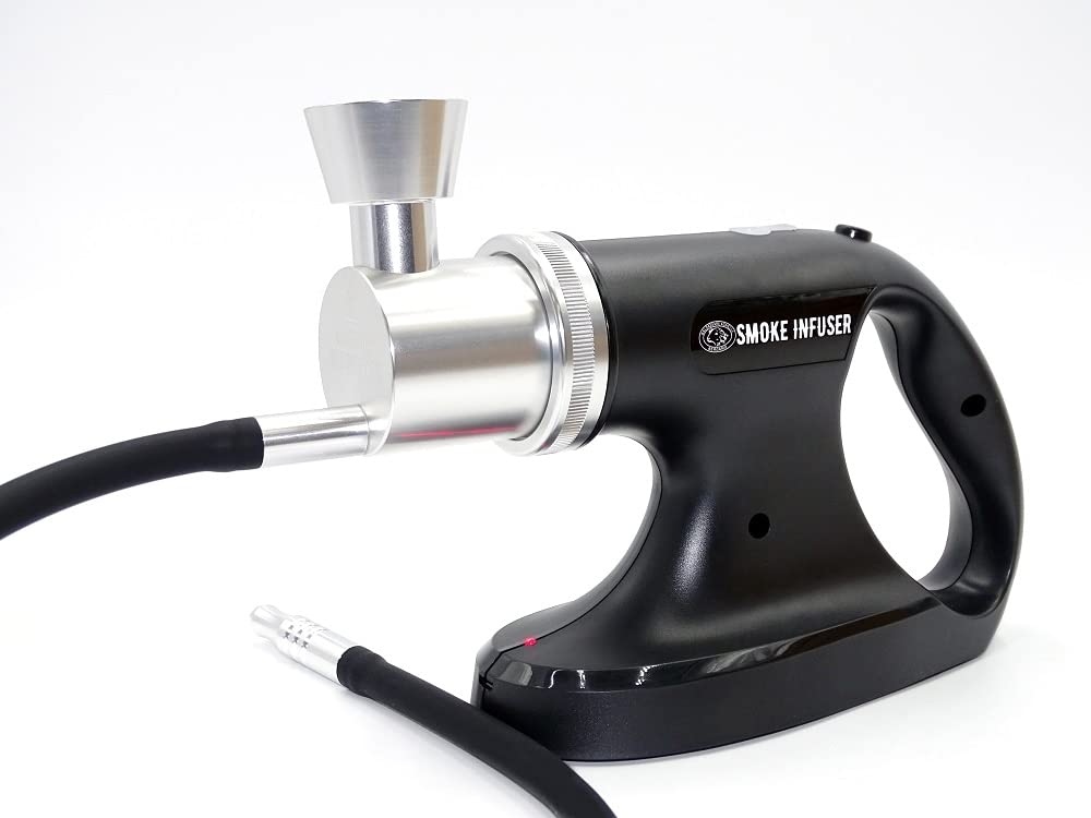 Agnelli NOVITA' AFFUMICATORE PISTOLA AFFUMICATRICE PROFESSIONALE A FREDDO SMOKE INFUSER di PENTOLE AGNELLI - BRACIERE IN ALLUMINIO - NUOVO MODELLO