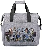 PICNIC TIME Star Wars Celebration On The Go Lunch Bag, Soft Cooler Lunch Box, Insulated Lunch Bag, (Heathered Gray) 10 x 6 x 10.5