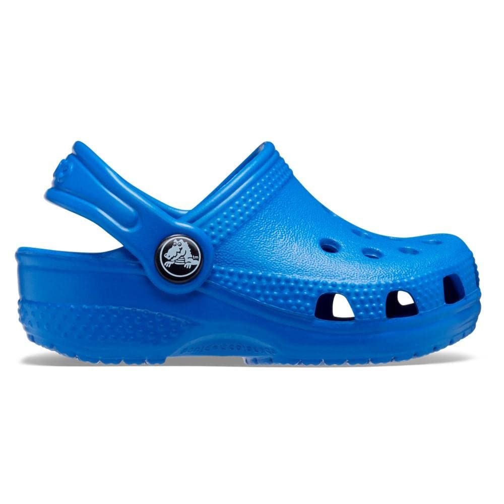 Crocs Baby Girls' Classic Littles Clogs 2-3 Infant Blue Bolt