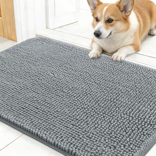 OLANLY Dog Door Mat for Muddy Paws 24x...
