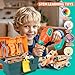 VEAIS Kids Tool Set with Drill, 148 PCS STEM Building Tools with Storage Box Plastic Todder Tool Set for Boys and Girls Age 3 4 5 6 7 8 Years