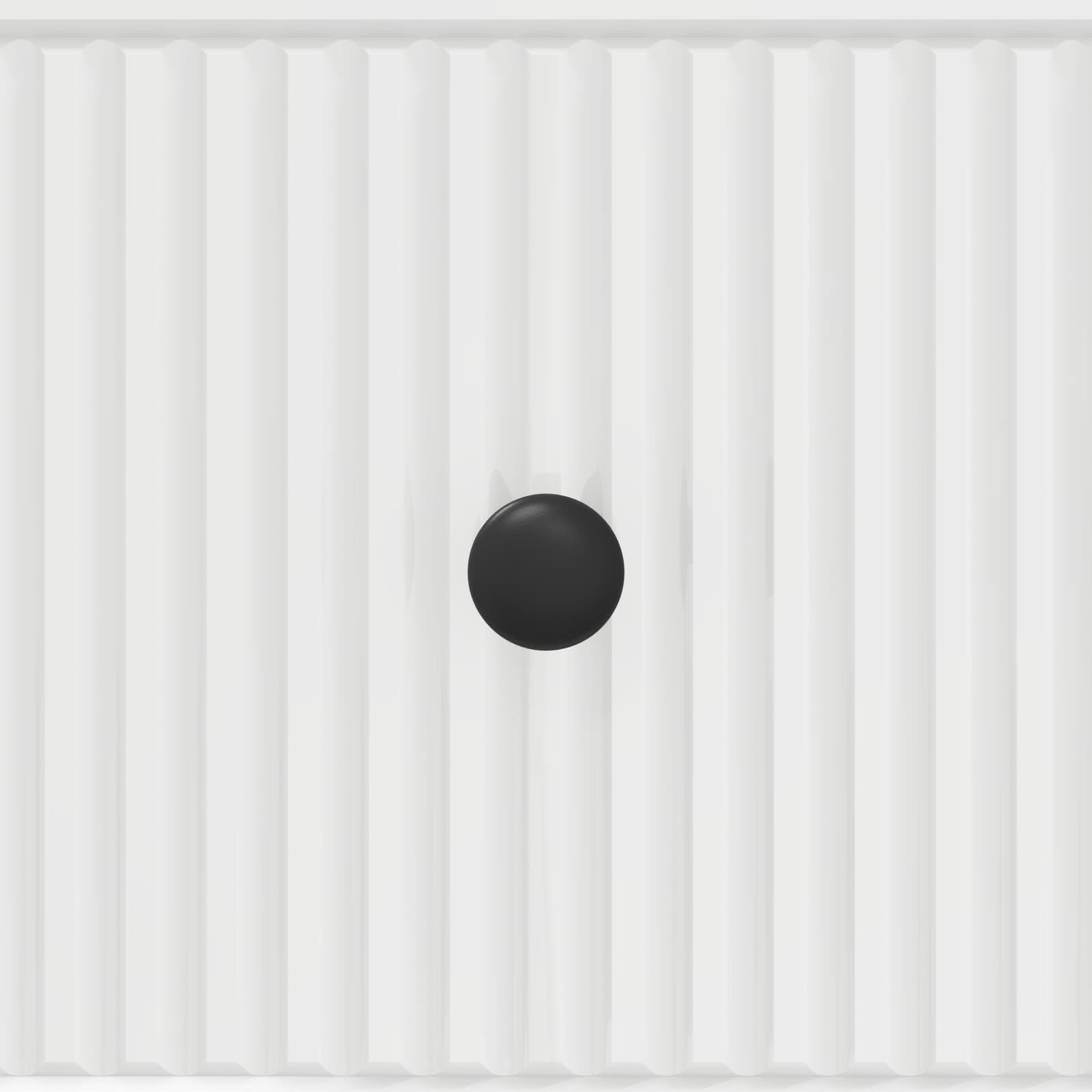 Cassettiera in legno bianco lucido, 33 x 34,5 x 90 cm, con 3 cassetti, per soggiorno, corridoio, ufficio, spazio e ordine