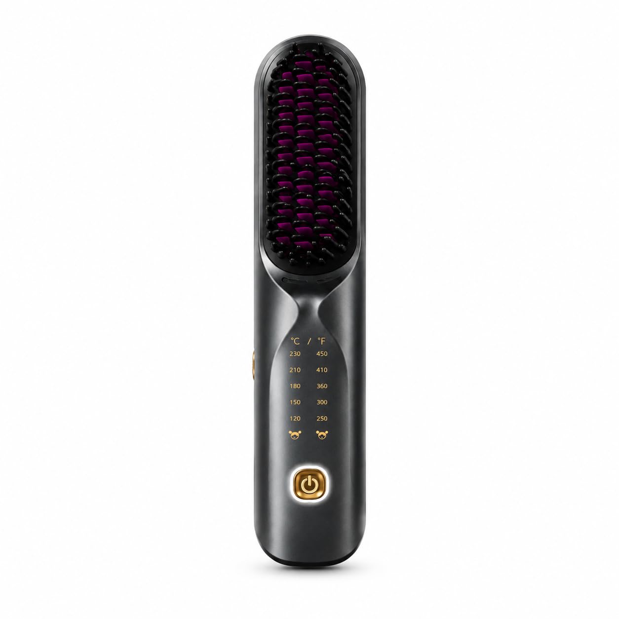 Hair Straightener Brush, Portable Straightening Comb Brush for Women &amp; Men