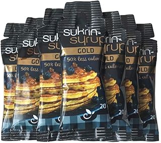 Sukrin Maple Syrup - Sugar Free Syrup With Fibre, Gluten Free, Keto And Low Carb Sweetener For Desserts And Breakfast, 450 g