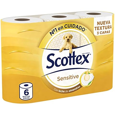 Scottex Sensitive Toilette Paper - 6 Units Cover