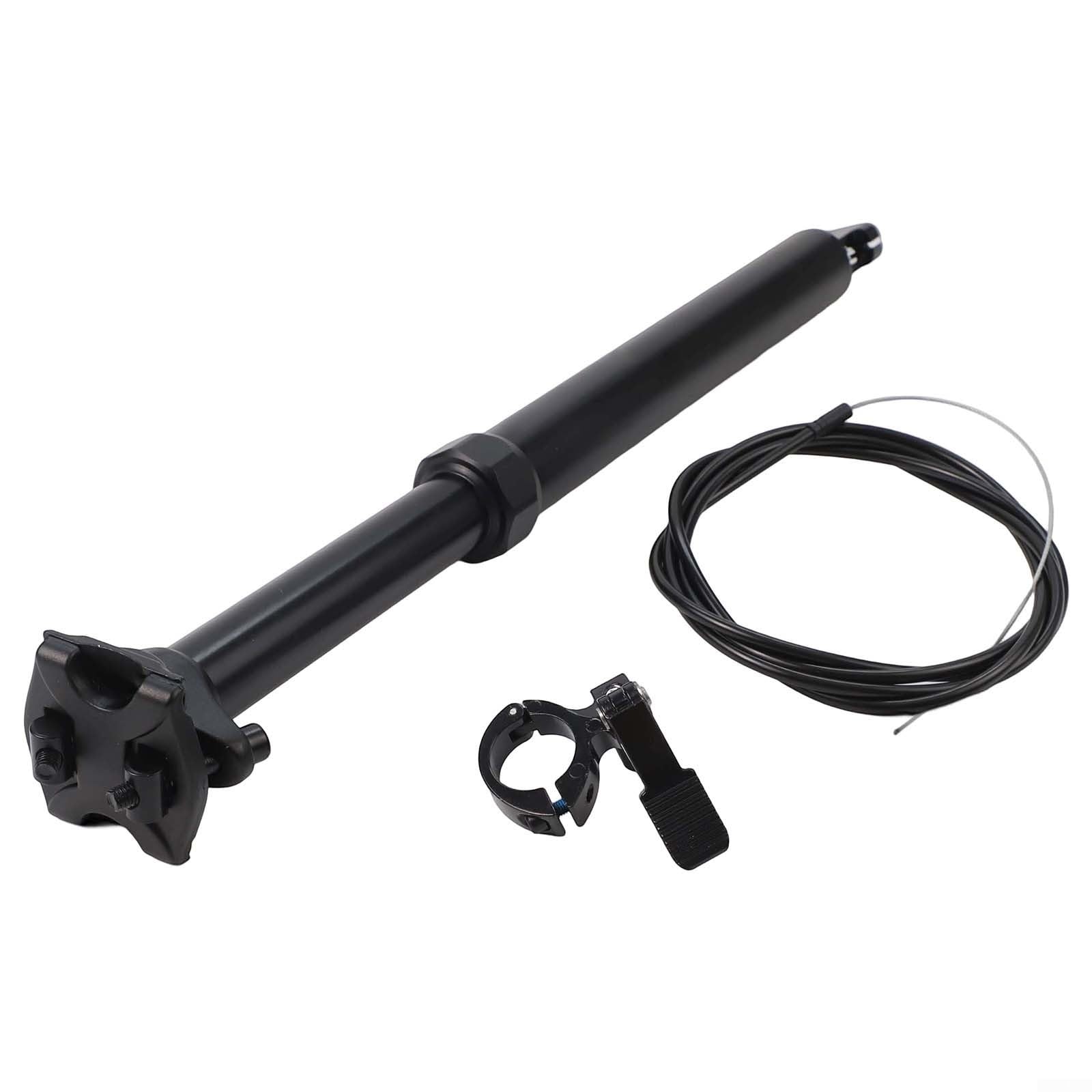 Tija de sillín ajustable con cuentagotas para bicicleta de montaña - Tubo de sillín telescópico de aleación de aluminio de 30,9 mm con enrutamiento de cable interno