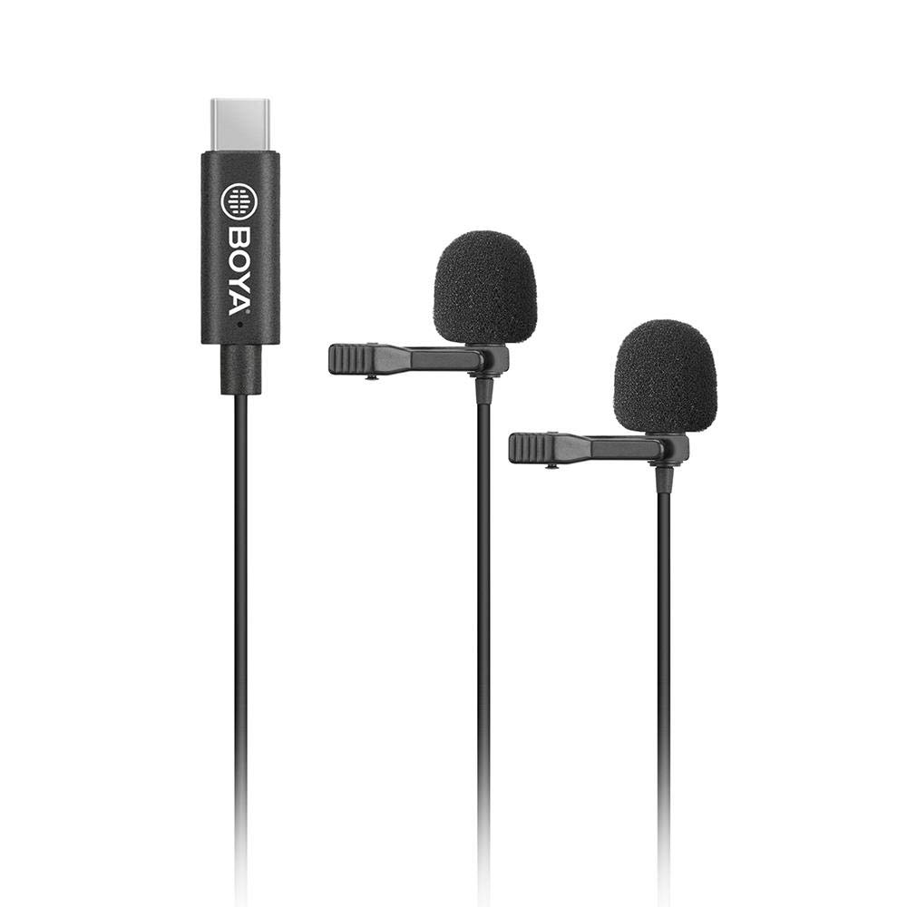 BY-M3D - Digital Dual Lavalier Microphones, Black