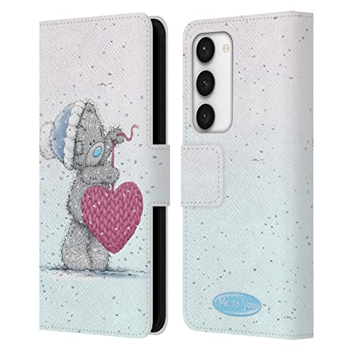 Funda cuero Samsung S23 5G Me To You tipo libro con ranuras tarjetero y soporte