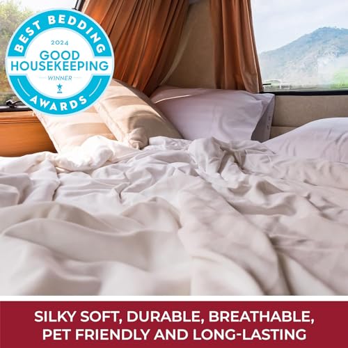 image for Mellanni RV Short Queen Sheets - 4 PC Iconic Collection Bedding - Hote