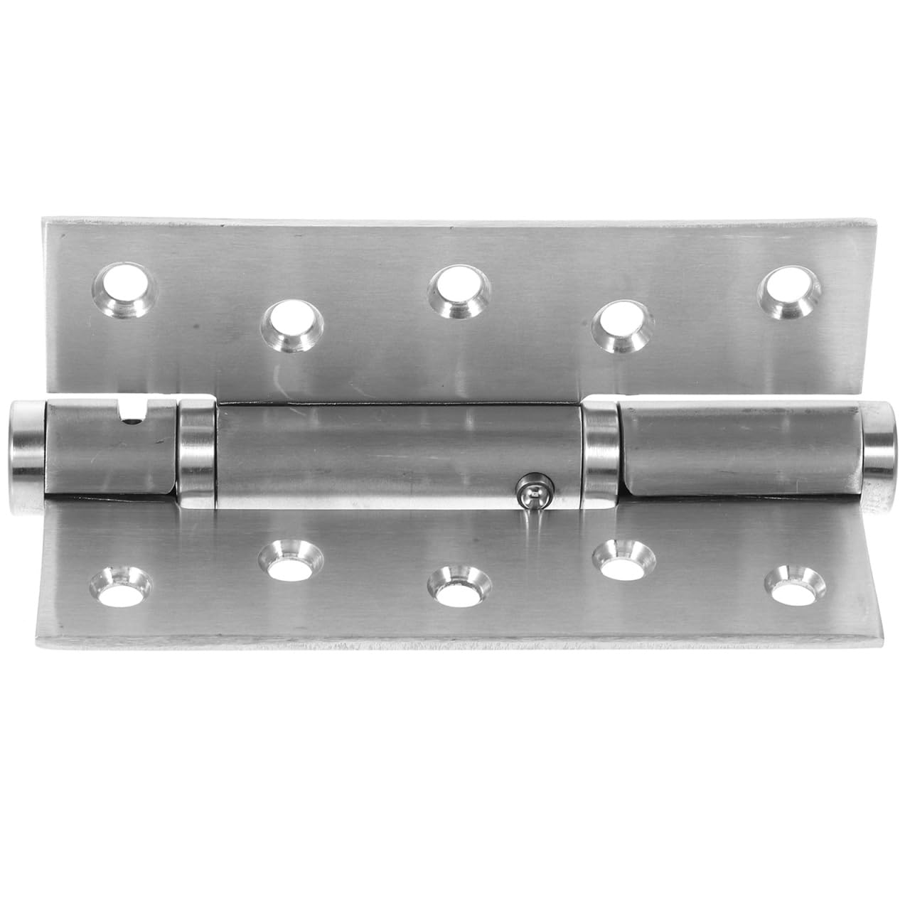 Tofficu Automatic Door Closing Hinge 5 Inch Stainless Steel Self Closing Spring Loaded Door Hinge for Apartments Corridors Stairways with Door Mechanism