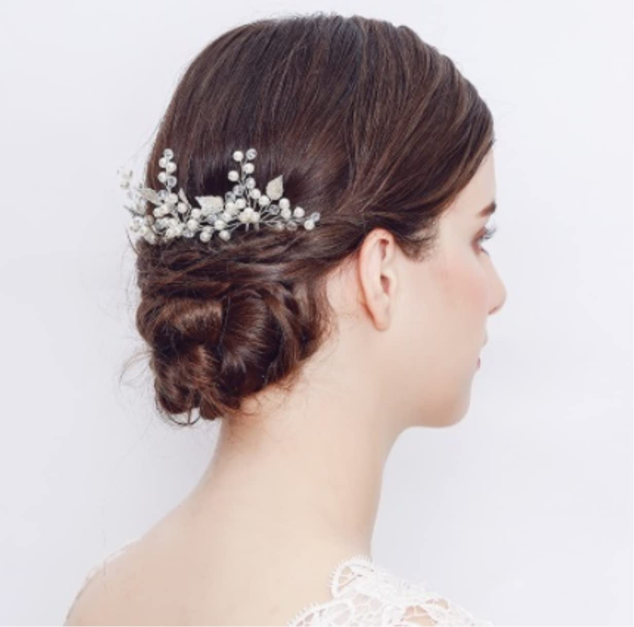 Haarkamm Steckkamm Haare Niedliche Haarkamm-Clip-Mädchen-Haarspangen-Kamm-Blumen-Haar-Accessoires-Haar-Seitenkämme Haarkamm Französisch