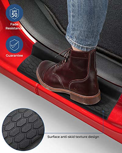 image for QMPARTS Door Sill Guards Kit for Gladiator JT Wrangler JL 4 Doors 2018